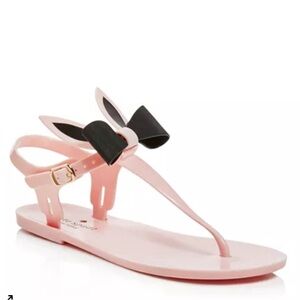kate spade Freda Bunny Jelly Thong Sandals Size 7